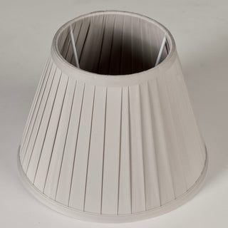Dove Grey Pleated Lampshade