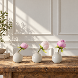 Petite Peony Faux Bouquet