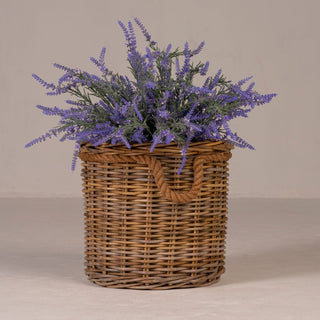 Flocked Lavender Faux Stems Bouquet