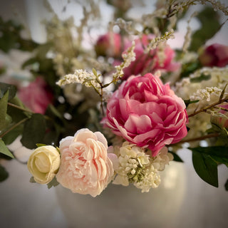 Isla Heritage Blush Peony Faux Arrangement
