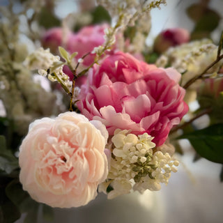 Isla Heritage Blush Peony Faux Arrangement