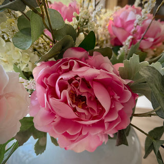 Isla Heritage Blush Peony Faux Arrangement