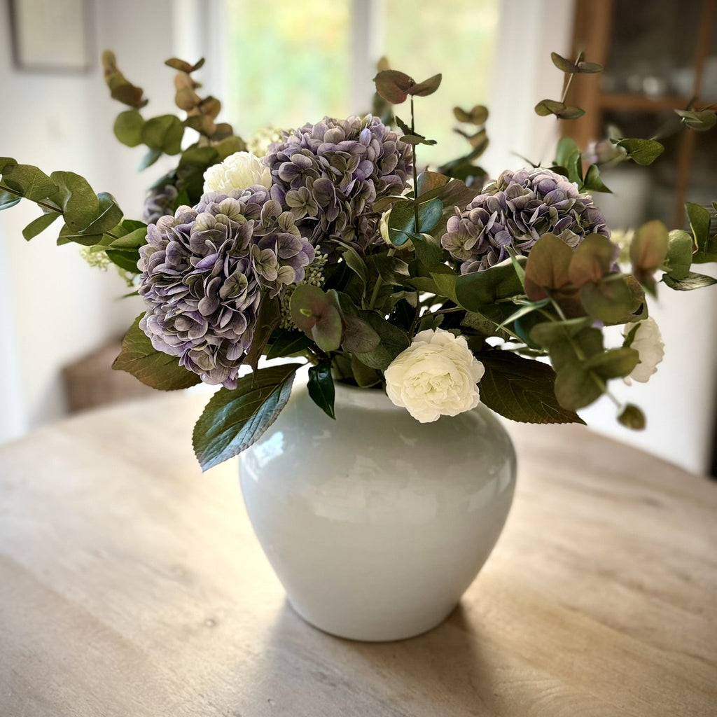 Alba Vintage Hydrangea Faux Arrangement | Luxury Faux Flowers UAE – The ...