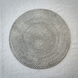 Willa Rattan Round Luxe Placemats