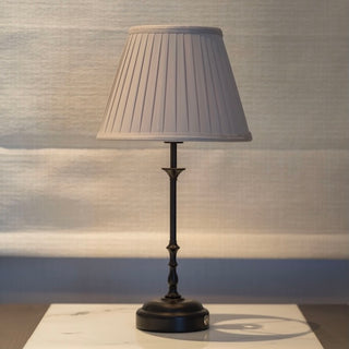 Dove Grey Pleated Lampshade