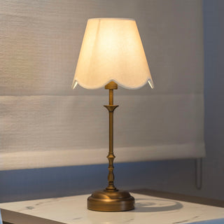 Woven Scalloped Edged Lampshade
