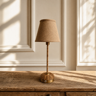 Burlap Woven Lampshade