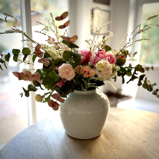 Isla Heritage Blush Peony Faux Arrangement