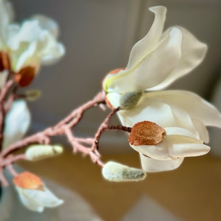 Spring Magnolia Luxury Faux Branch Bouquet