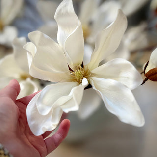 Spring Magnolia Luxury Faux Branch Bouquet
