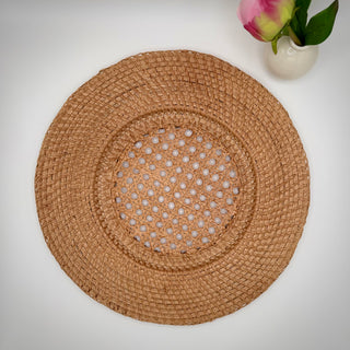 Willa Rattan Round Chargers