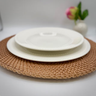 Willa Rattan Round Chargers