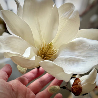 Spring Magnolia Luxury Faux Branch Bouquet