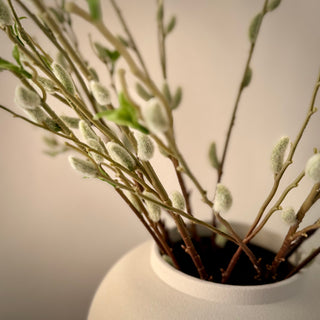Spring Willow Bud Faux Stems Bouquet