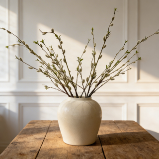 Spring Willow Bud Faux Stems Bouquet
