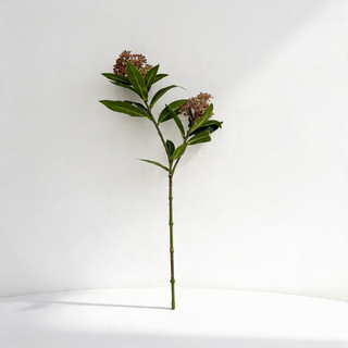 Luxury Skimmia Real Touch Faux Stem
