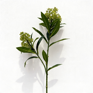 Luxury Skimmia Real Touch Faux Stem