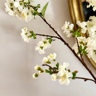 Cherry blossom faux floral stem