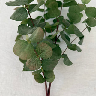 Eucalyptus Faux Spray Short Stem