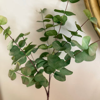Eucalyptus Faux Spray Short Stem