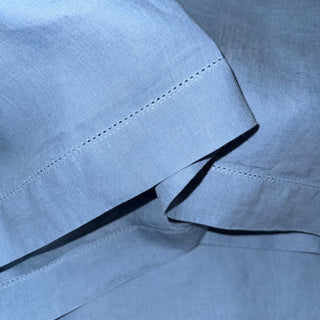 Signature Pure Linen Tablecloth in Amalfi Blue
