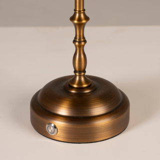 Aurora Cordless Lamp Base - Antique Brass