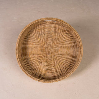 Willa Rattan Round Tray