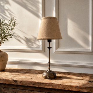 Burlap Woven Lampshade