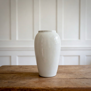 Fox Vase detail of the soft grey glaze