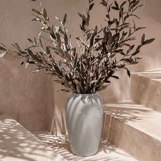 Fox Vase styled in a quiet luxury interior