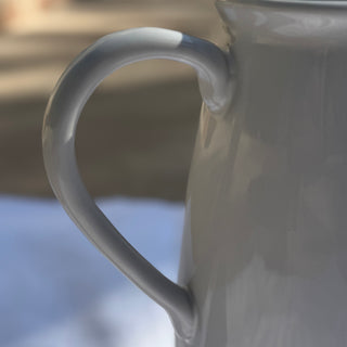 Watermill Jug in a soft white glaze